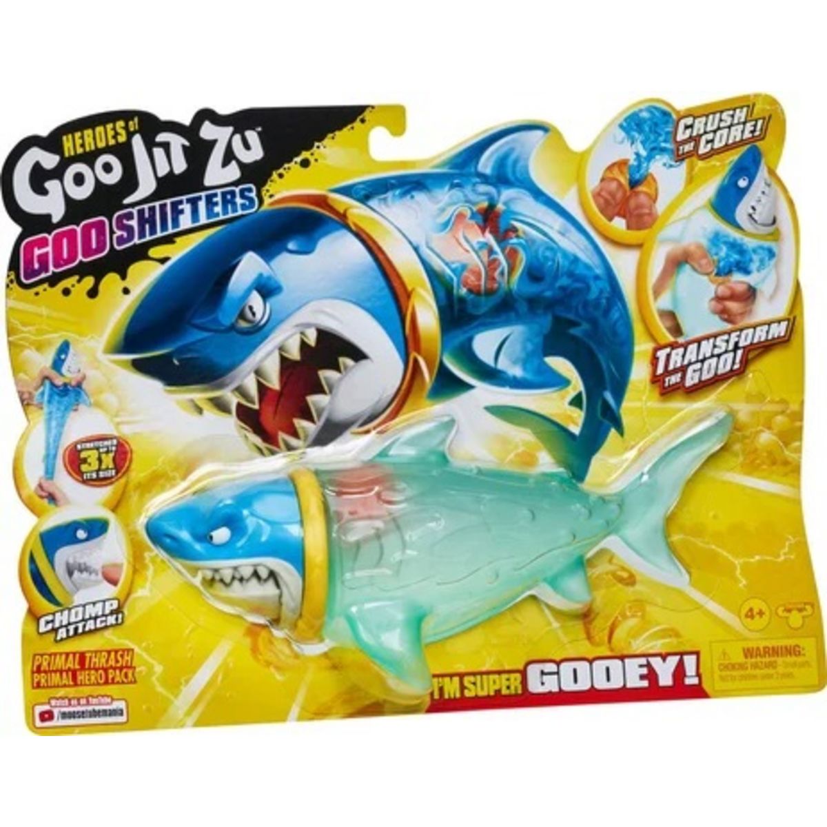 MOOSE TOYS Figurine Requin Trash - Goo Jit Zu