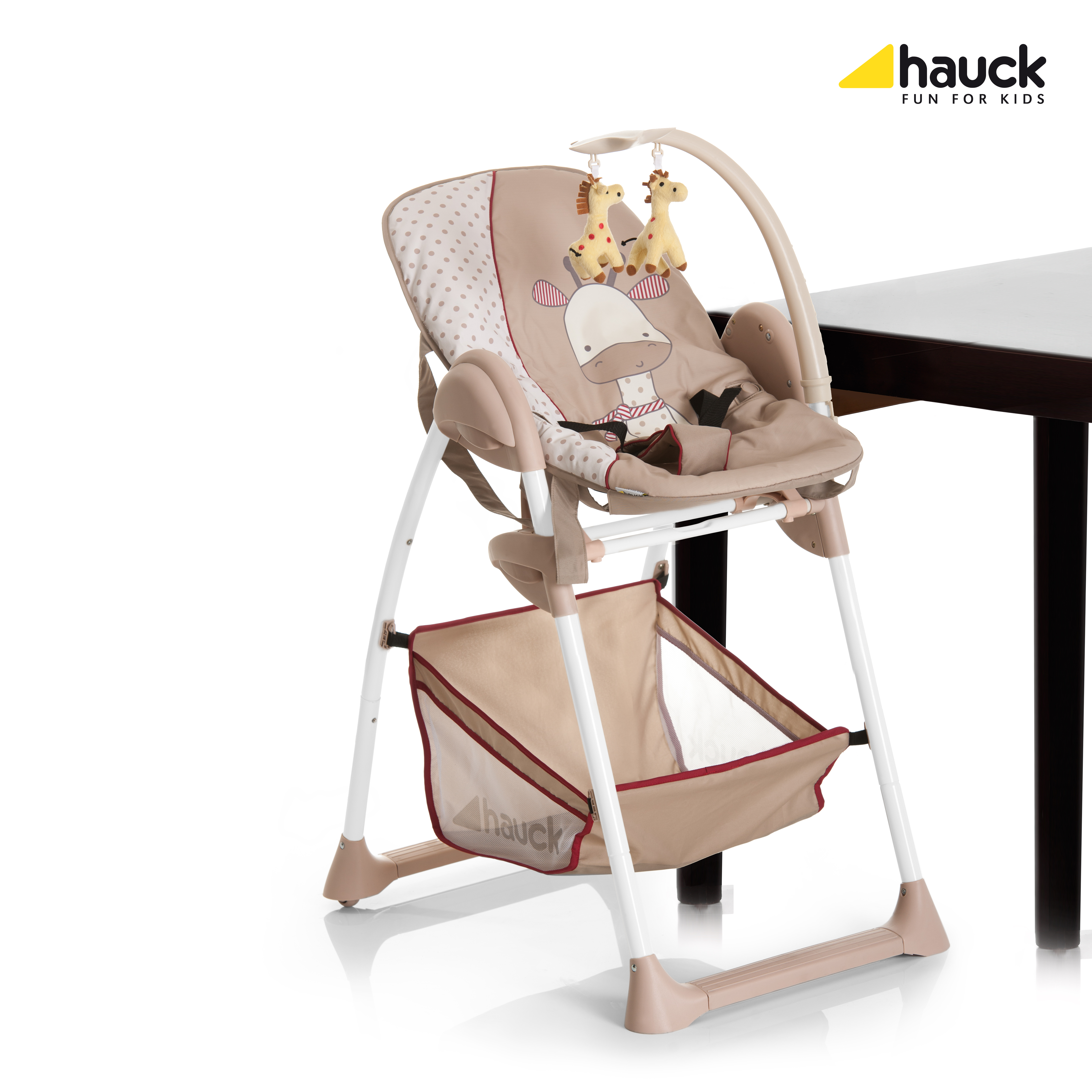 HAUCK Chaise Haute bébé 2 en 1 Sit'n Relax Giraffe pas cher 
