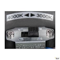 Plafonnier extérieur SLV OVALISK, anthracite, LED, 7,5W, 3000/4000K, IP65, interrupteur CCT