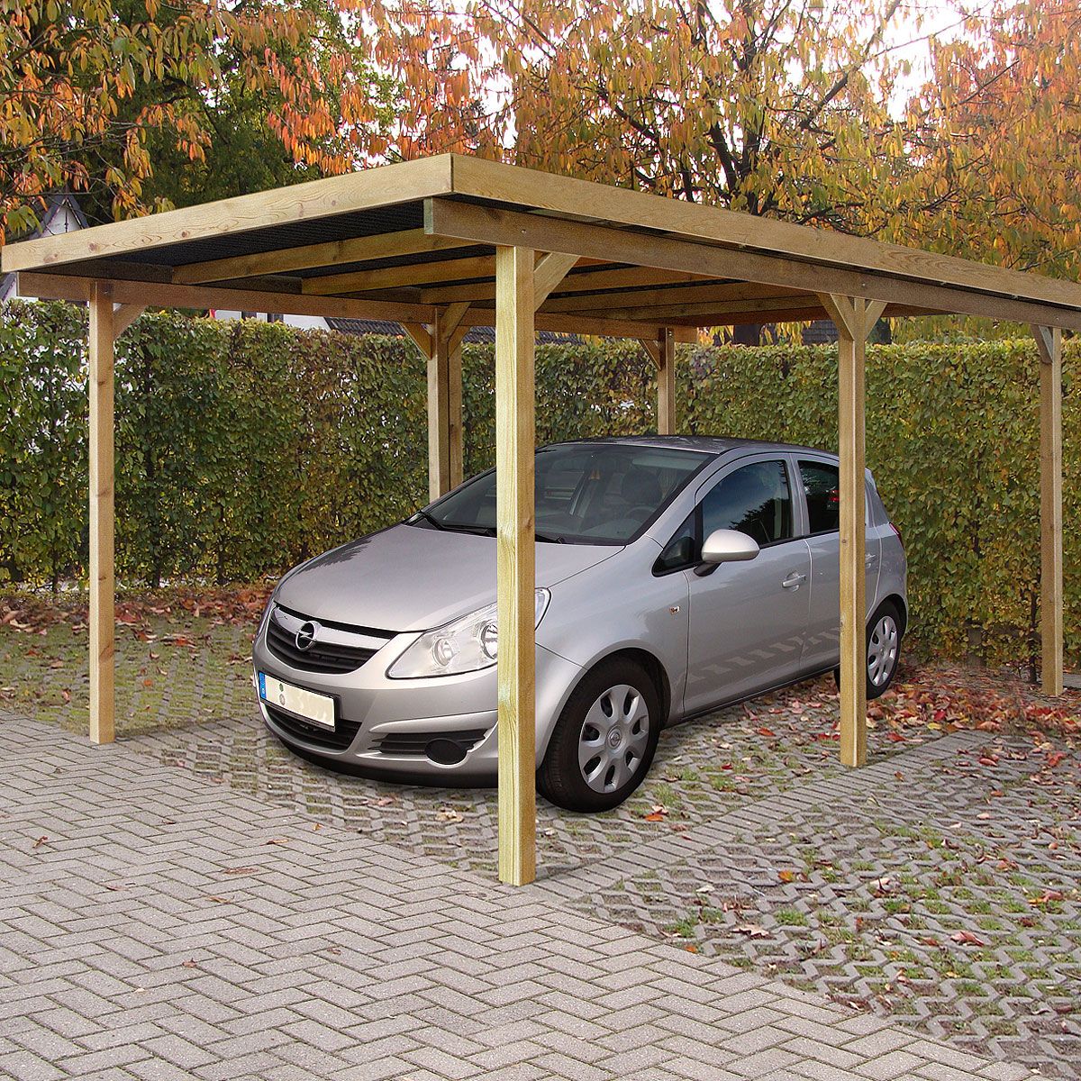 Carport bois : une protection voiture élégante et solide