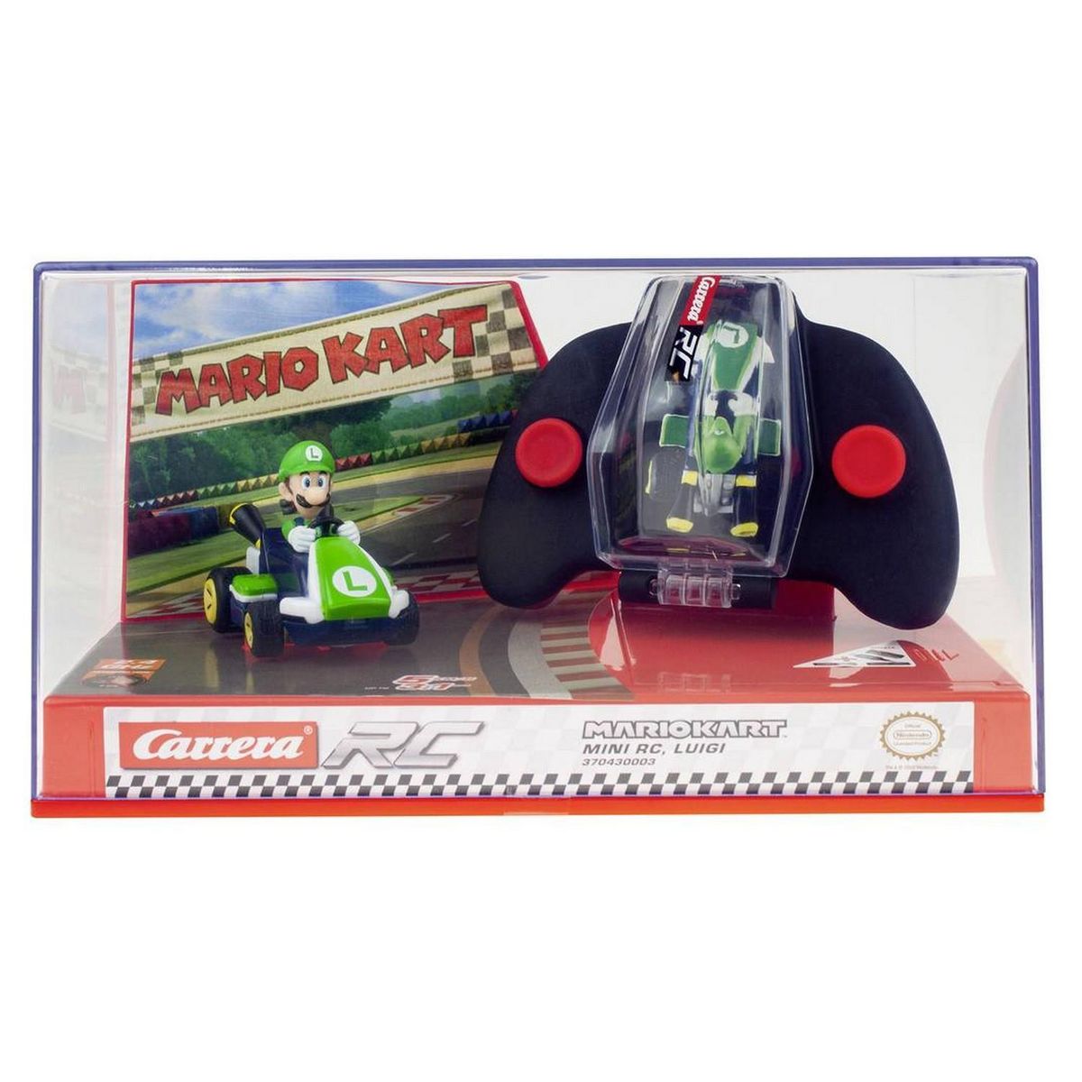 Carrera Voiture télécommandée : Luigi - Mario Kart Mini RC