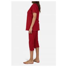Kebello Pyjashort en cotonFemme (Rouge)