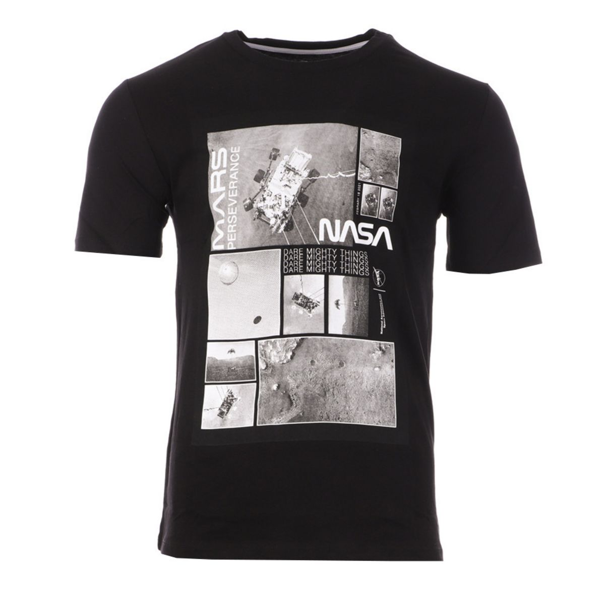 NASA T-shirt Noir Homme Nasa MARS04T