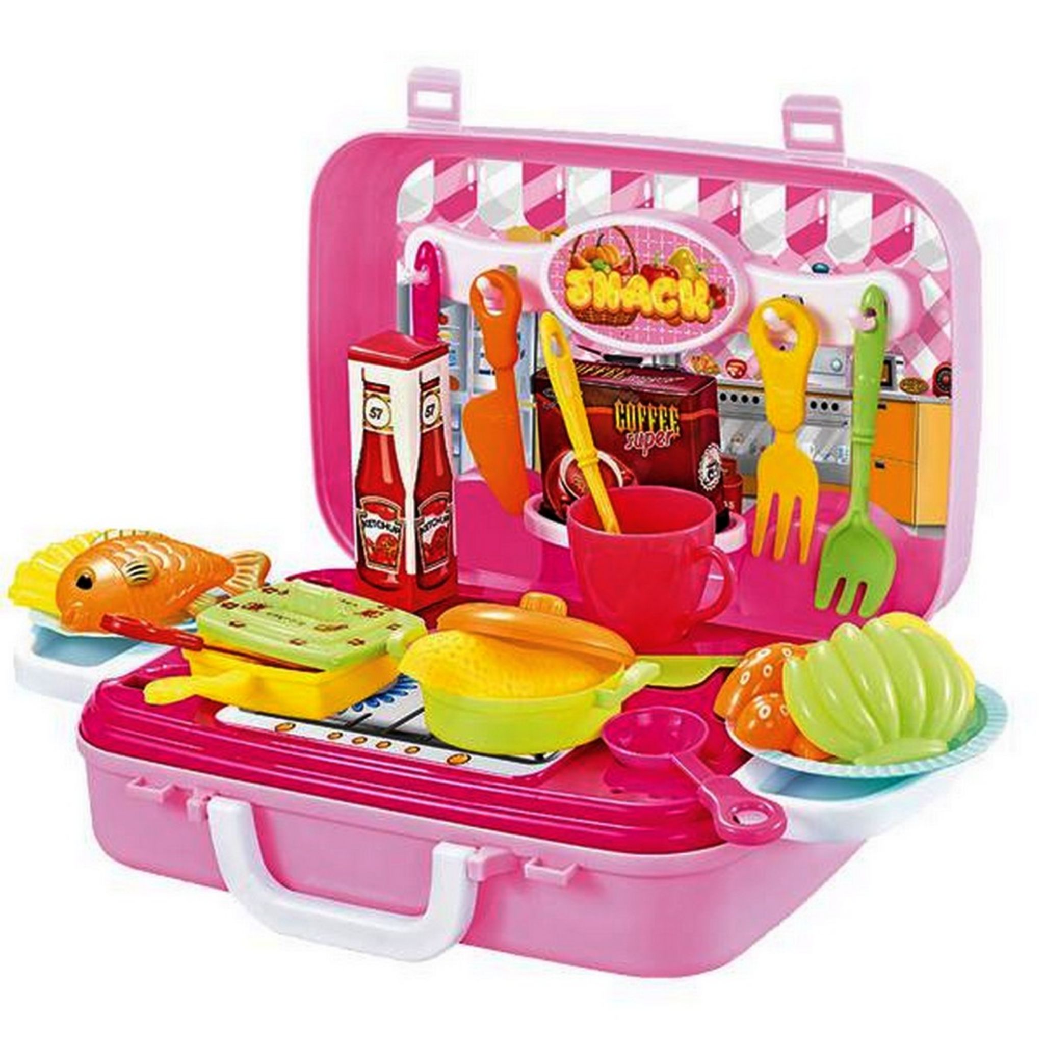 Malette Cuisine Jouet Valise 25p Dinette Enfant à Prix Carrefour