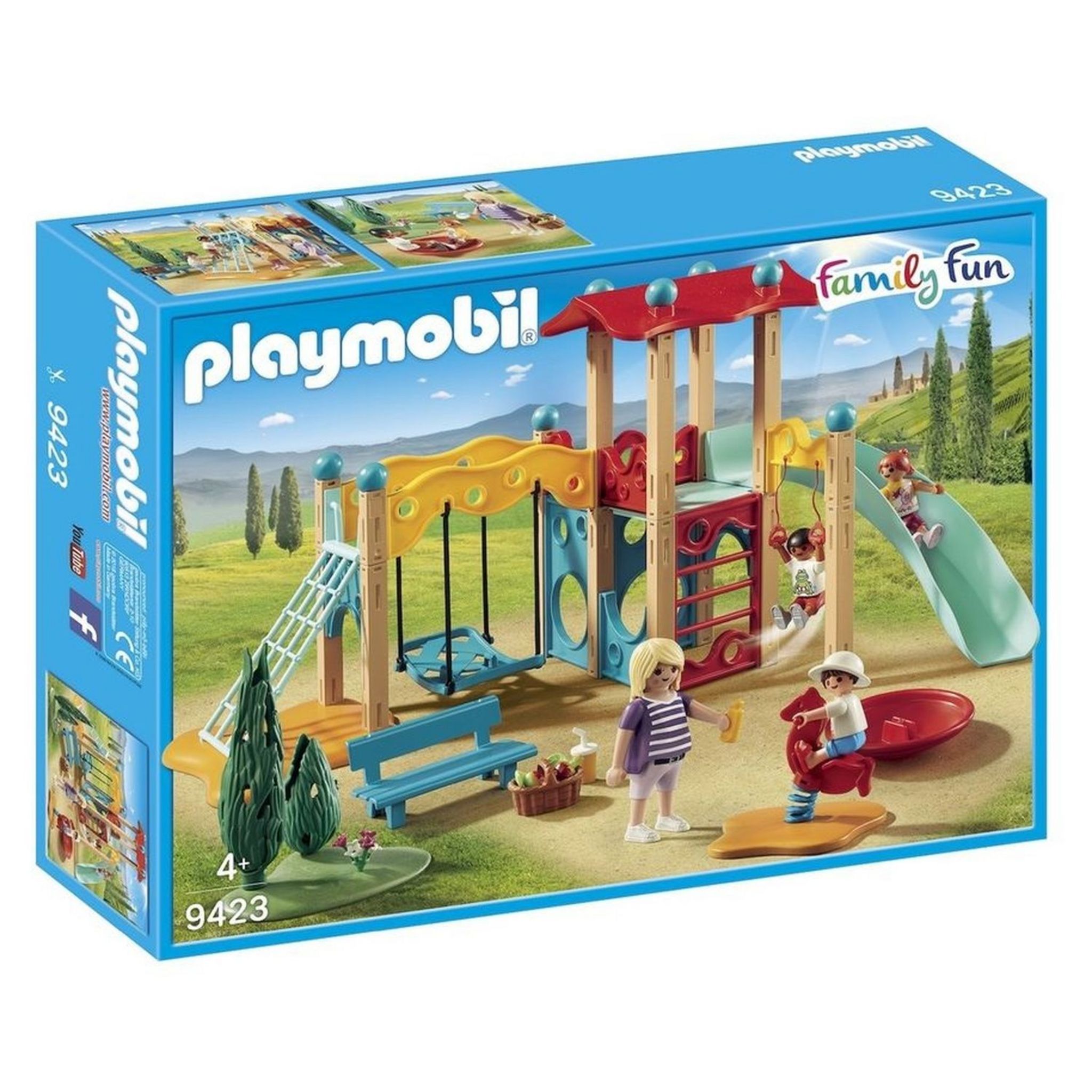 Soldes Playmobil Parc de jeu avec toboggan (9423) 2024 au meilleur prix sur