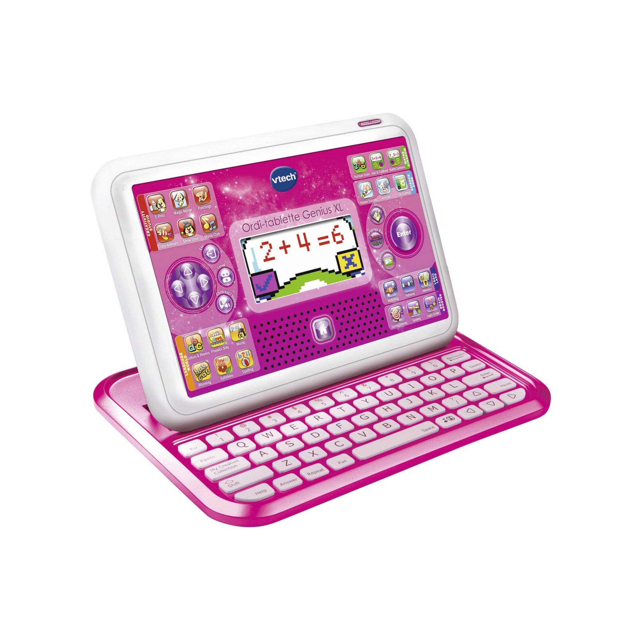 Vtech Genio, mon premier vrai ordi ! rose au meilleur prix sur