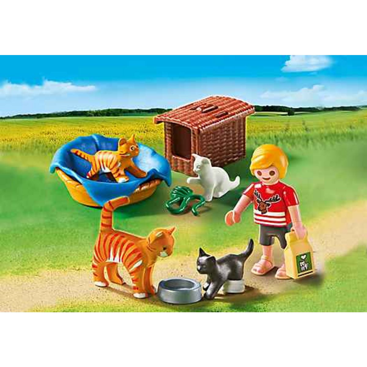 Playmobil - Enfant avec chats