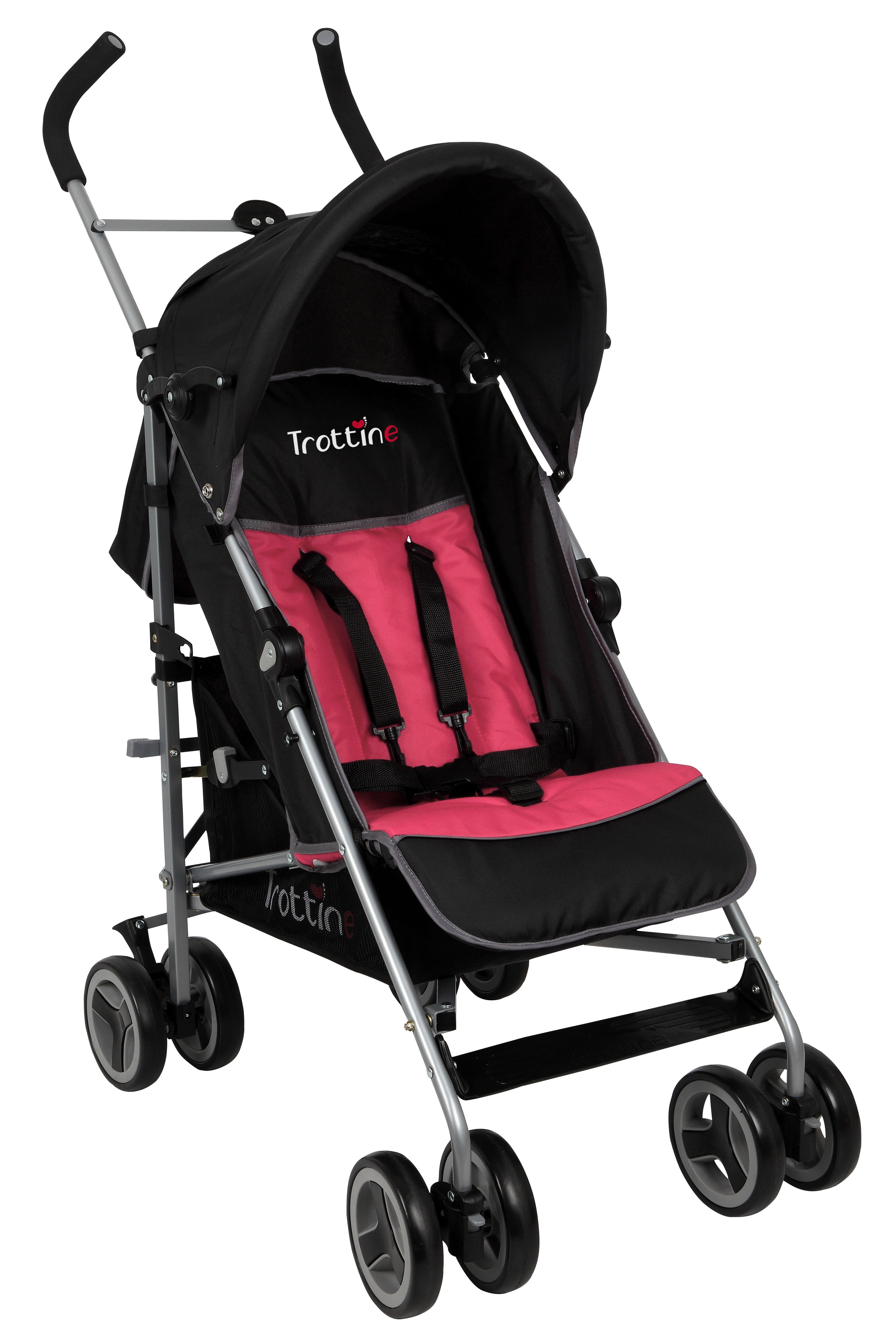 Trottine poussette hot sale canne