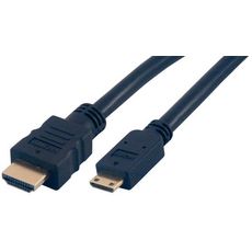 mcl cable haute vitesse 3D + Ethernet type A / C (mini)  mâle