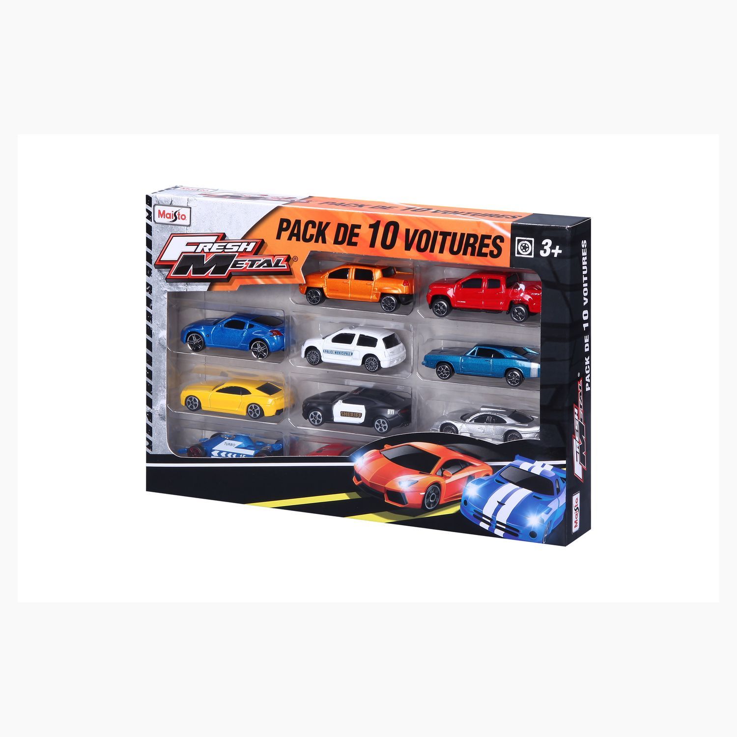 Coffret de 20 petites voitures métal - 1/72 FRESH METAL - Cdiscount Jeux -  Jouets