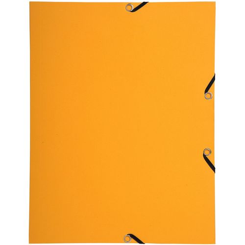 Chemise cartonnée à élastique 24x32 cm orange