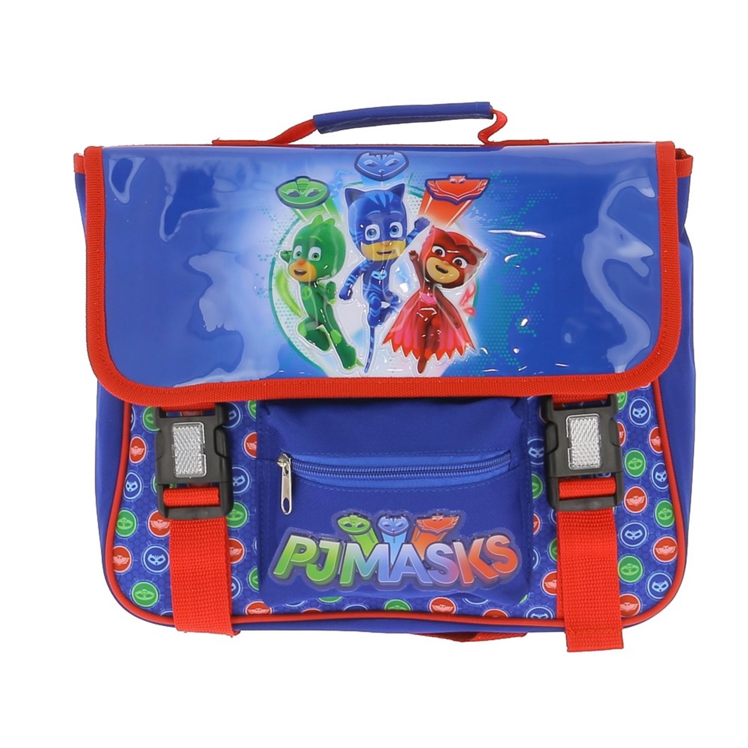 Cartable 32cm 1 compartiment bretelles mouss es PYJAMASQUES