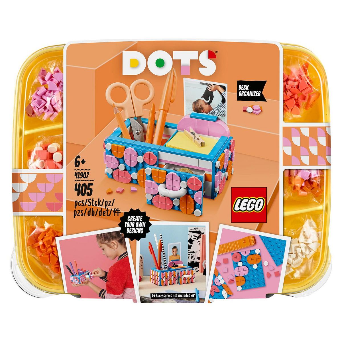 LEGO DOTS 41907 La boite de rangement pas cher Auchan