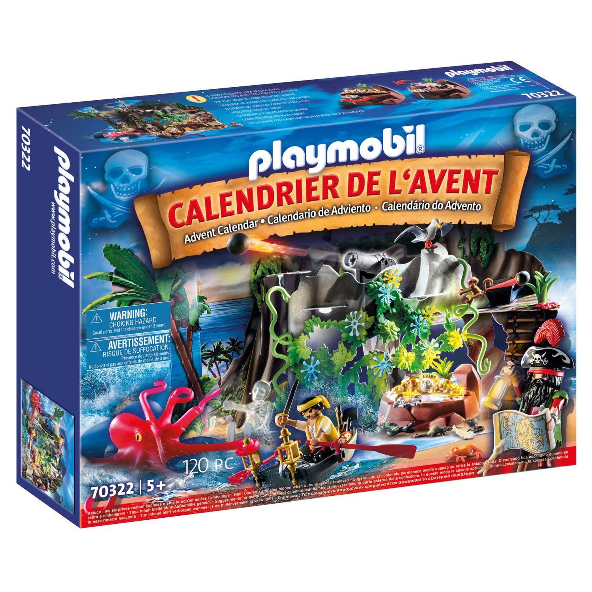 Playmobil - Pirates 71419 Pirate Avec Pieuvre Géante