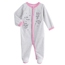 In Extenso Pyjama Velours Bebe Fille Pas Cher A Prix Auchan