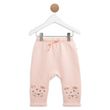 INEXTENSO Pantalon matelassé de naissance bébé fille. Coloris disponibles : Rose