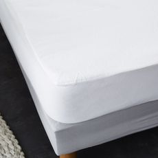 Sweetnight Protège matelas coton absorbant lavable à 90°c - Forme drap housse QUALITE PLUS (Blanc)