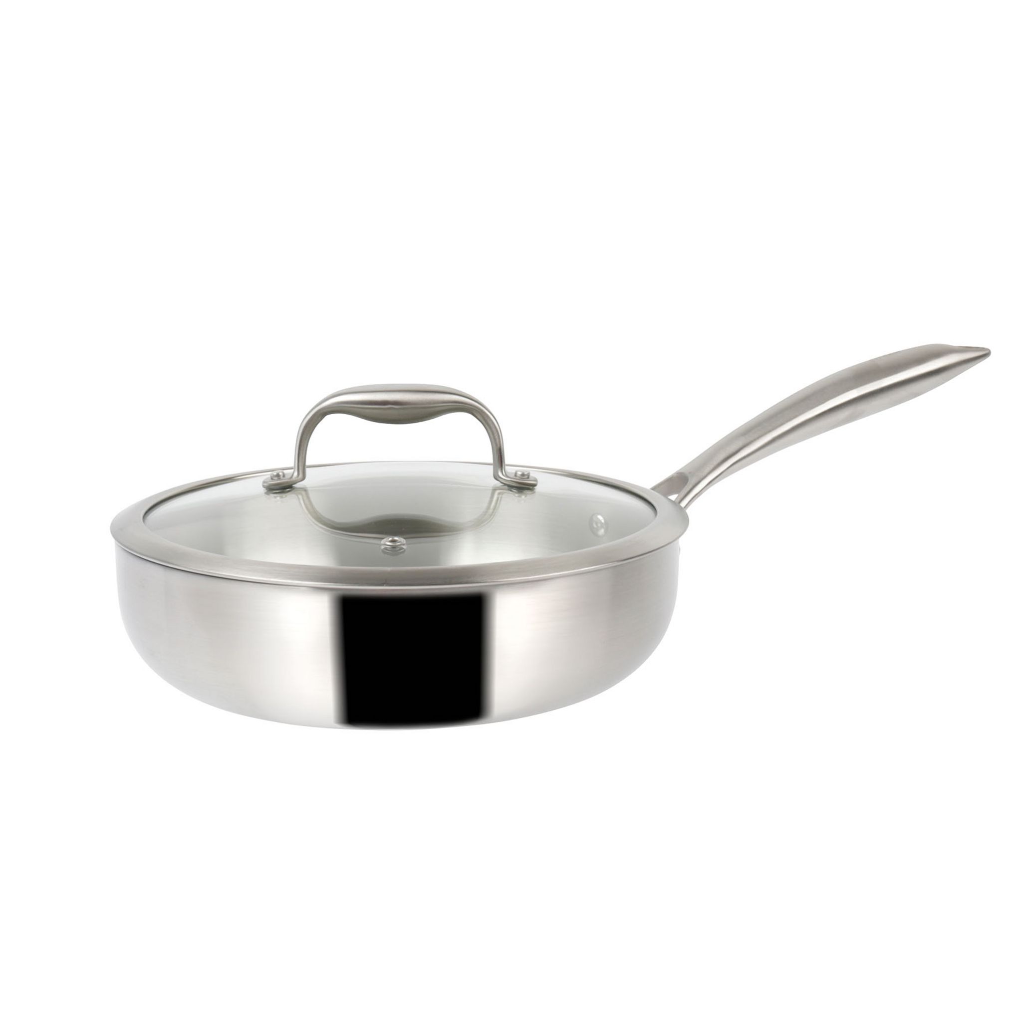 B'Chef Sauteuse 28 cm avec couvercle & intérieur en acier