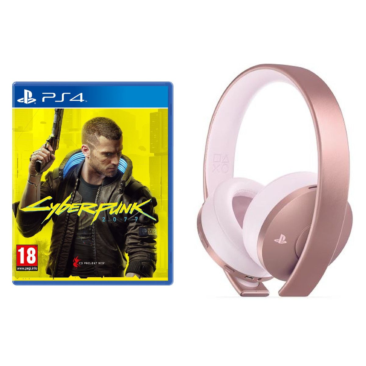 Casque-micro gamer sans fil Gold Edition Rose Gold - PS4 : le casque gamer  à Prix Carrefour