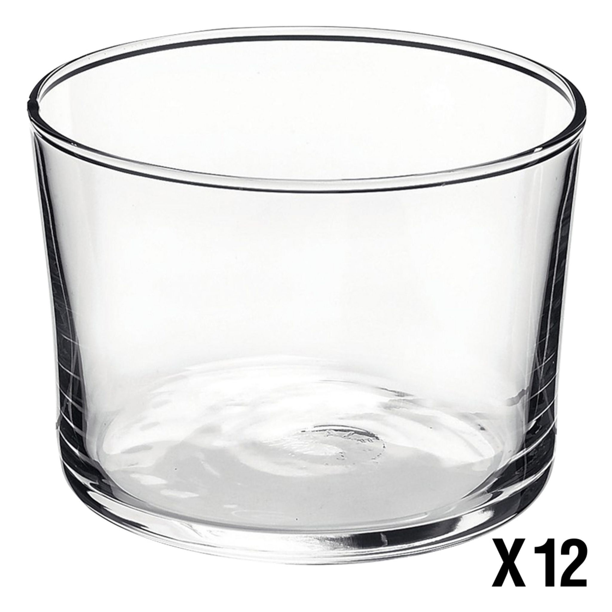 Verres Bodega en plastique réutilisables 25 cl Transparents