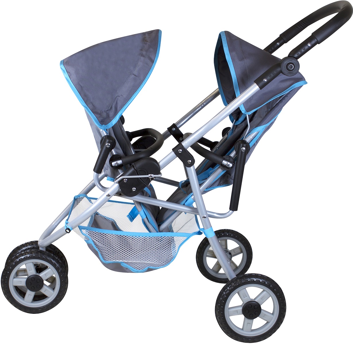 Poussette Jogger jumeaux de luxe 3 roues