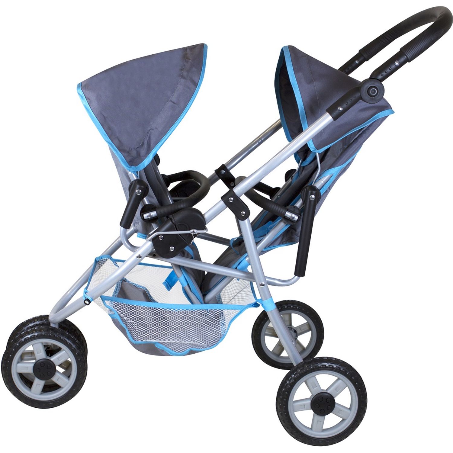 Poussette Jogger jumeaux de luxe 3 roues