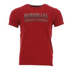 T-shirt Rouge Homme Sun Valley Colisa (Rouge)