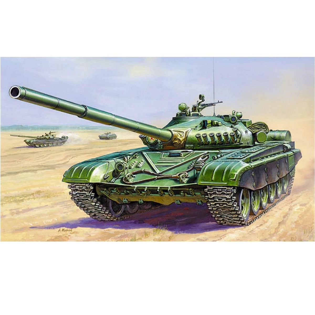 Zvezda Maquette char : T-72