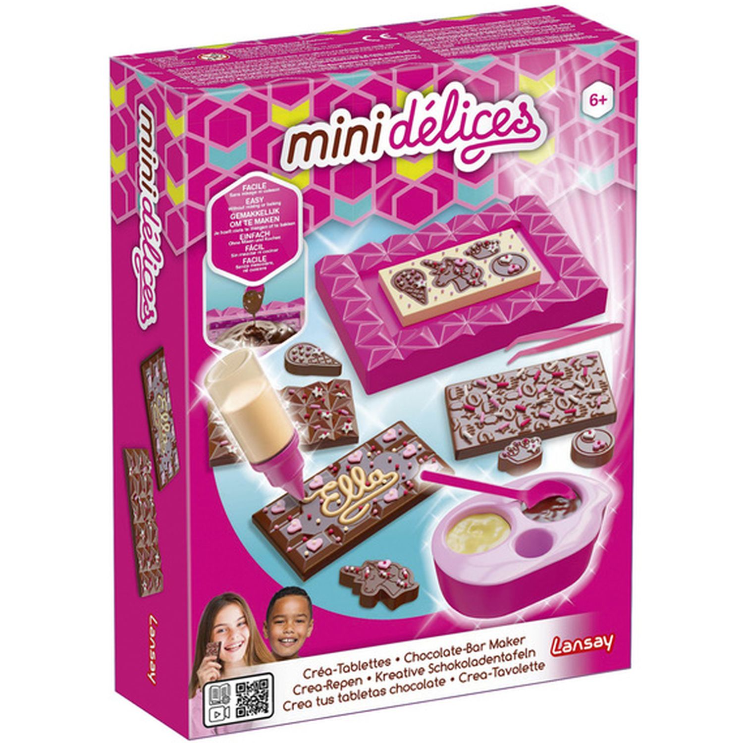 Mini Délices - Mon Super Atelier Chocolat 5 en 1 - Cuisine créative - Dès 6  ans - Lansay