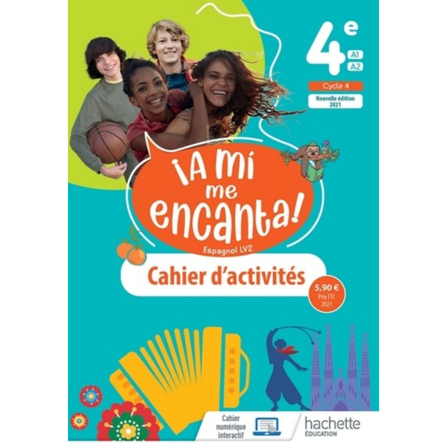 A Mi Me Encanta 4ème Manuel Numérique ESPAGNOL LV2 4E A1<A2 A MI ME ENCANTA! CAHIER D'ACTIVITES, EDITION 2021,  Straub Anthony pas cher à prix Auchan