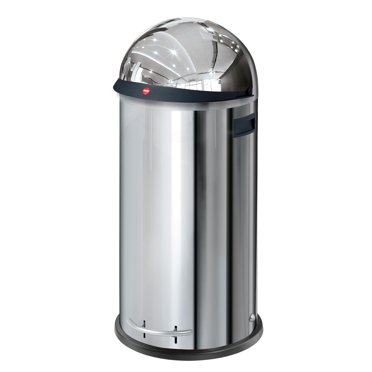 HAILO Poubelle de cuisine, Collecteur grand volume 50L inox