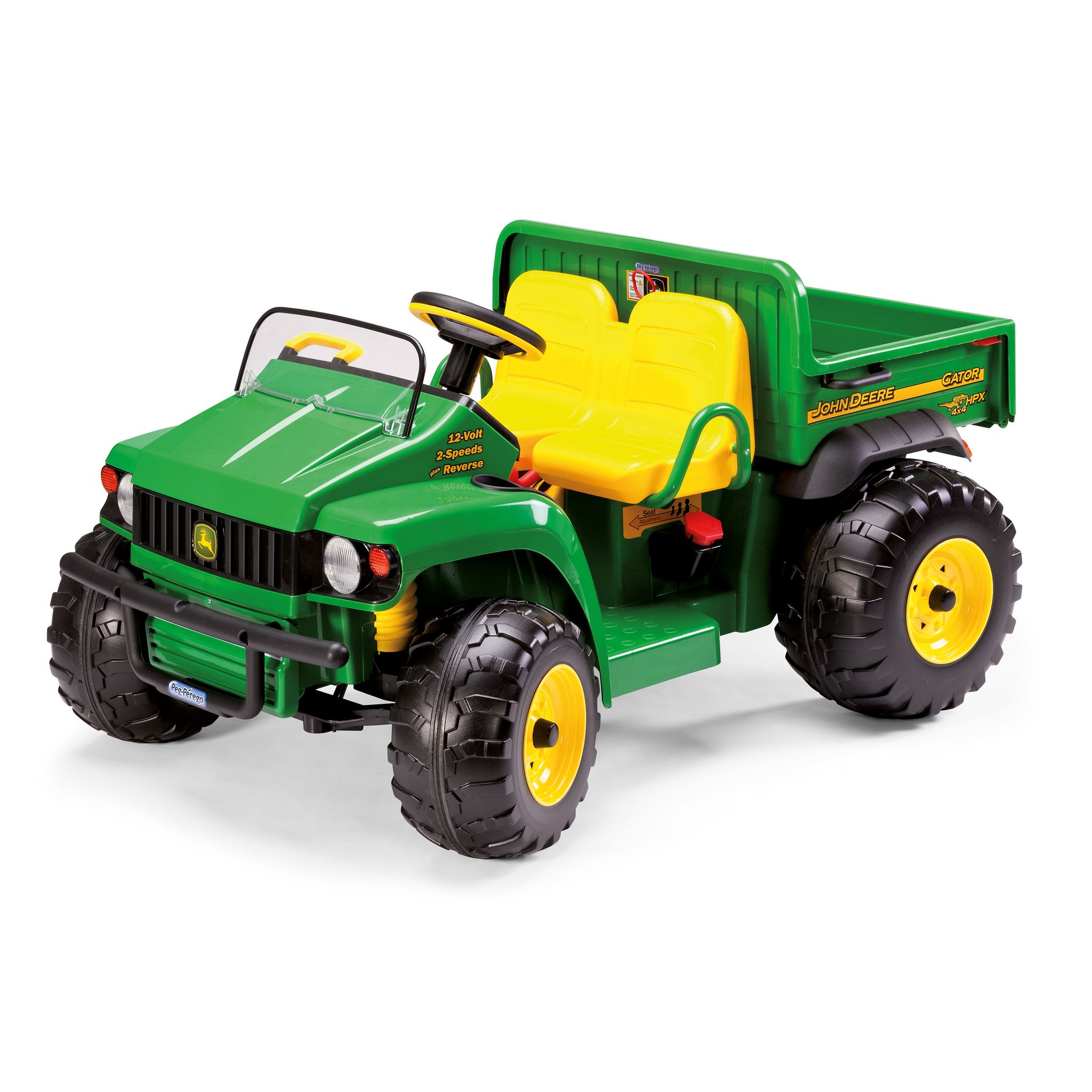 Tracteur 1 place avec remorque 12 volts Peg Perego - John Deere Ground  Force - Véhicule électrique pour enfant - Achat & prix