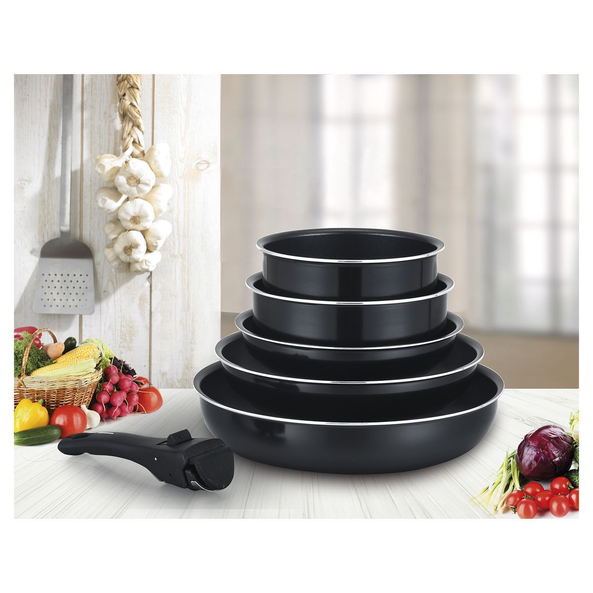 Batterie de cuisine - lot de casserole induction - set casserole