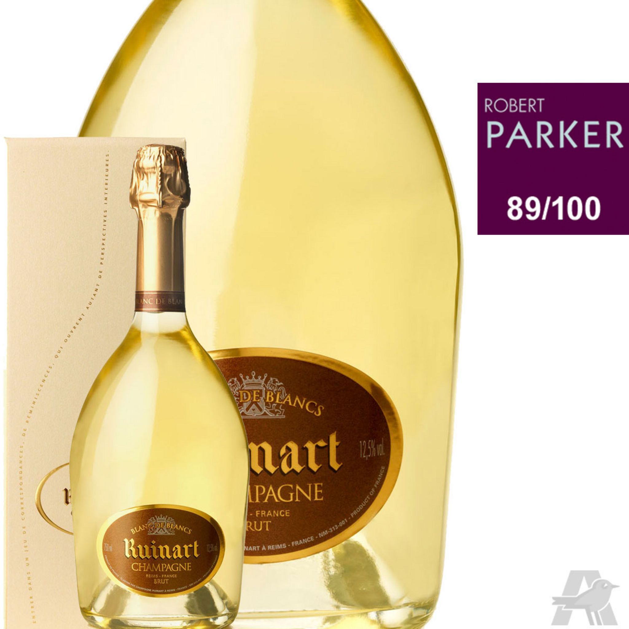 Ruinart Champagne Blanc de Blancs Brut 12,5% Vol. 0,75 L : :  Epicerie