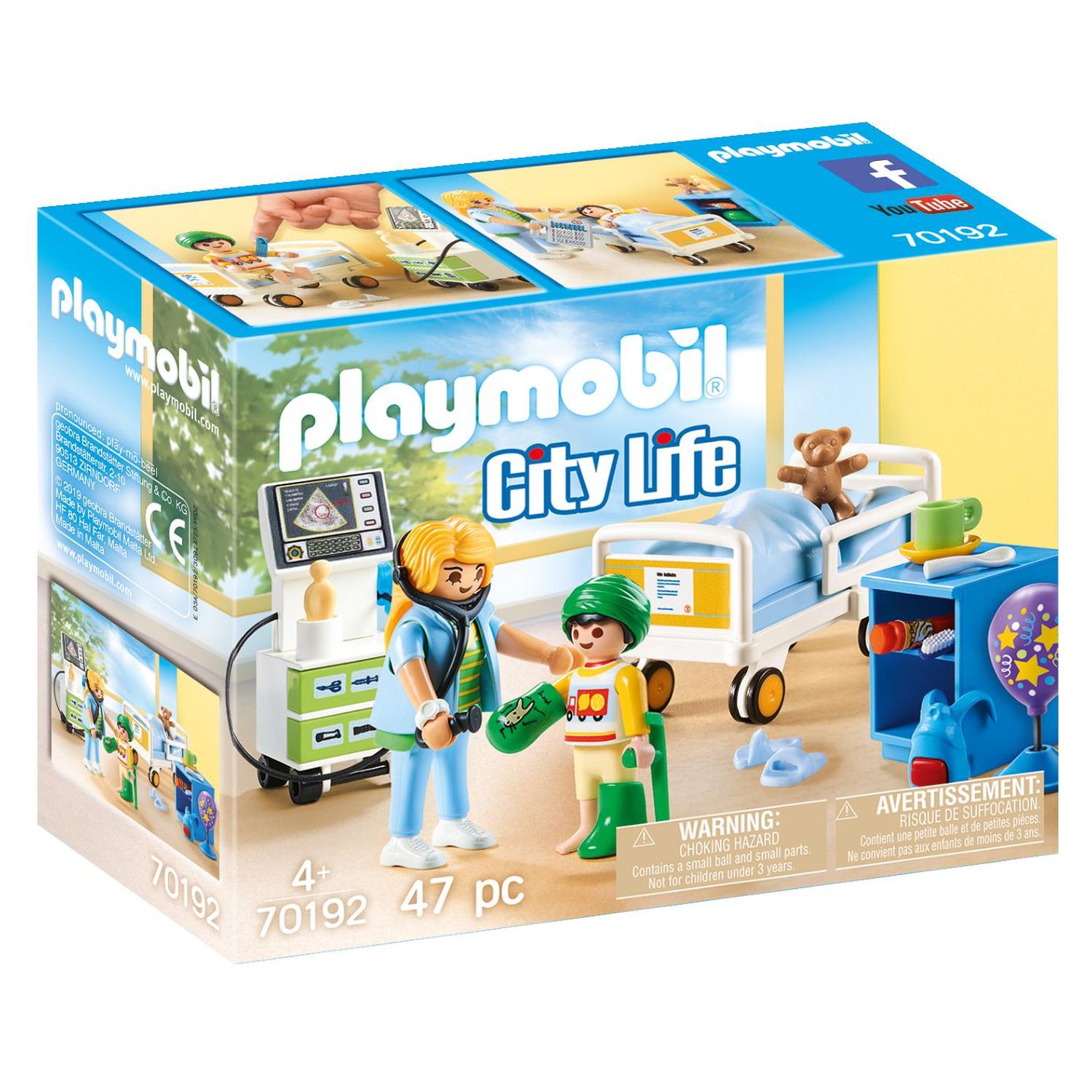 PLAYMOBIL 70284 Maman avec enfants- City Life - Le centre de