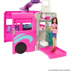 MATTEL Méga camping car de Barbie 