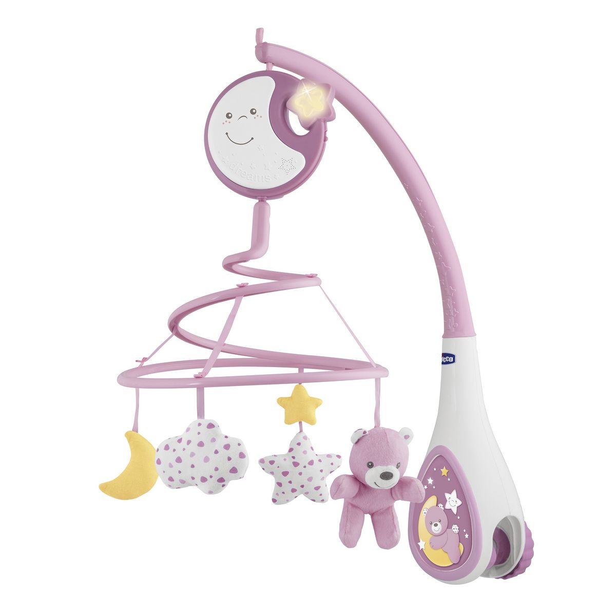 CHICCO Next2Dreams - Mobile musical rose first dreams - Rose
