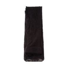 Collant chaud - 1 paire - Fantaisie - Semi opaque - Mat - Gousset polyamide - Nylon - Dentelle - Baroque tulle tights (Noir)