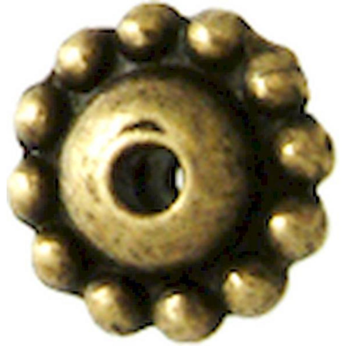 MegaCrea Perle métal soucoupe Ø 8 mm Bronze (10 pièces)