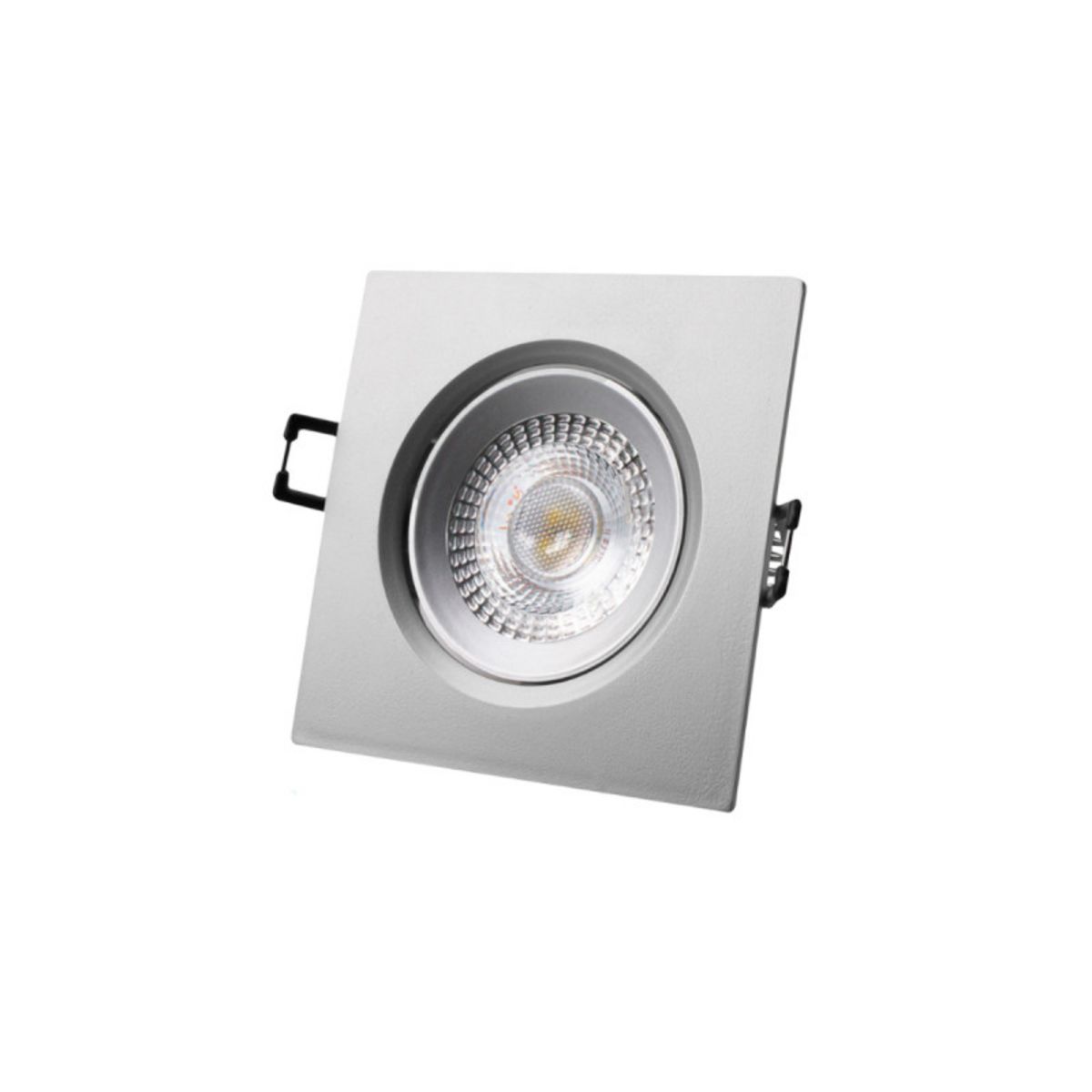 EDM Spot LED encastrable EDM - 5W - 380lm - 6400K - Cadre chromé - 31657