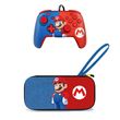 Manette Filaire Mario Nintendo Switch + Housse de Protection Mario Nintendo Switch 