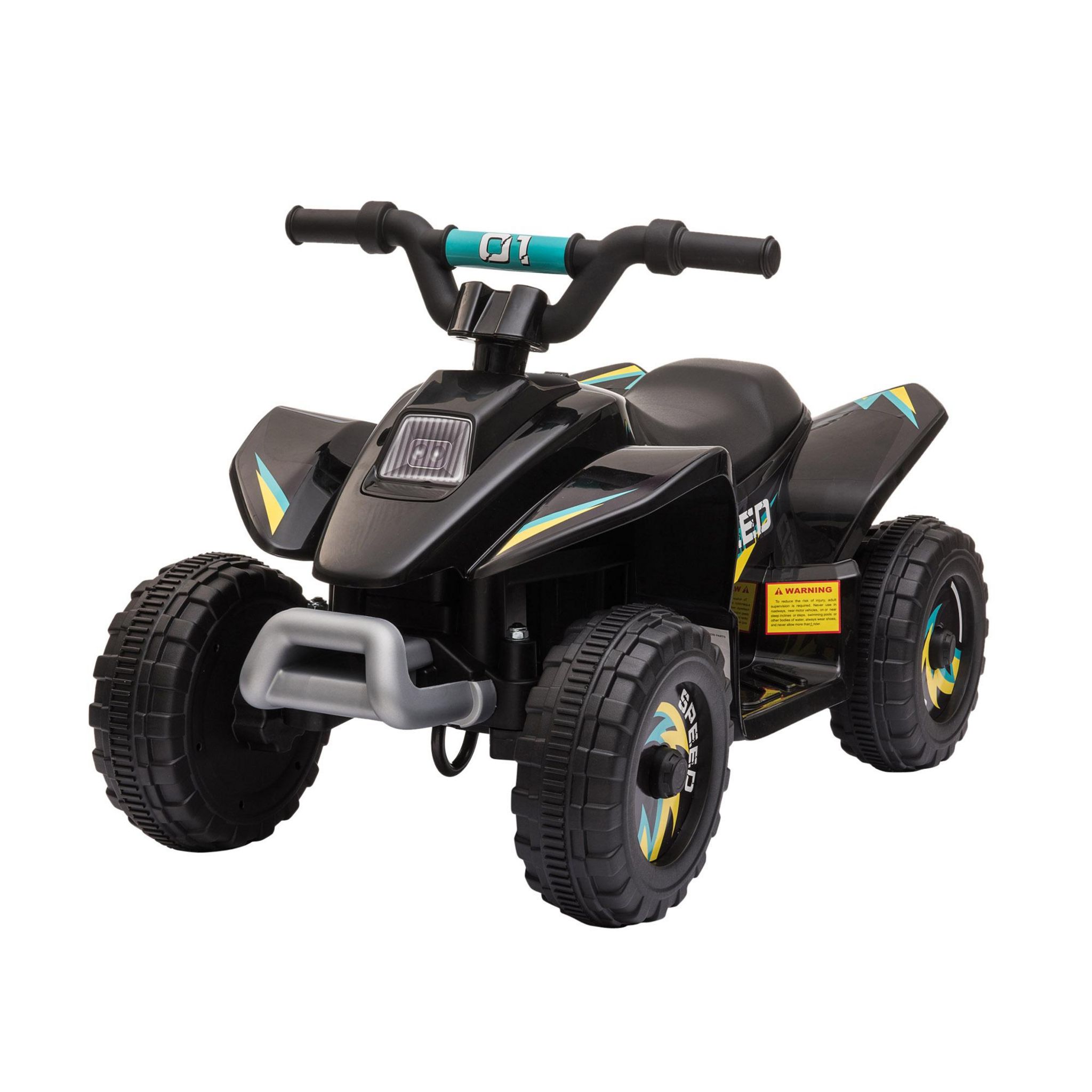 Quad buggy voiture électrique enfant 6 v 2 km/h max. rouge Homcom