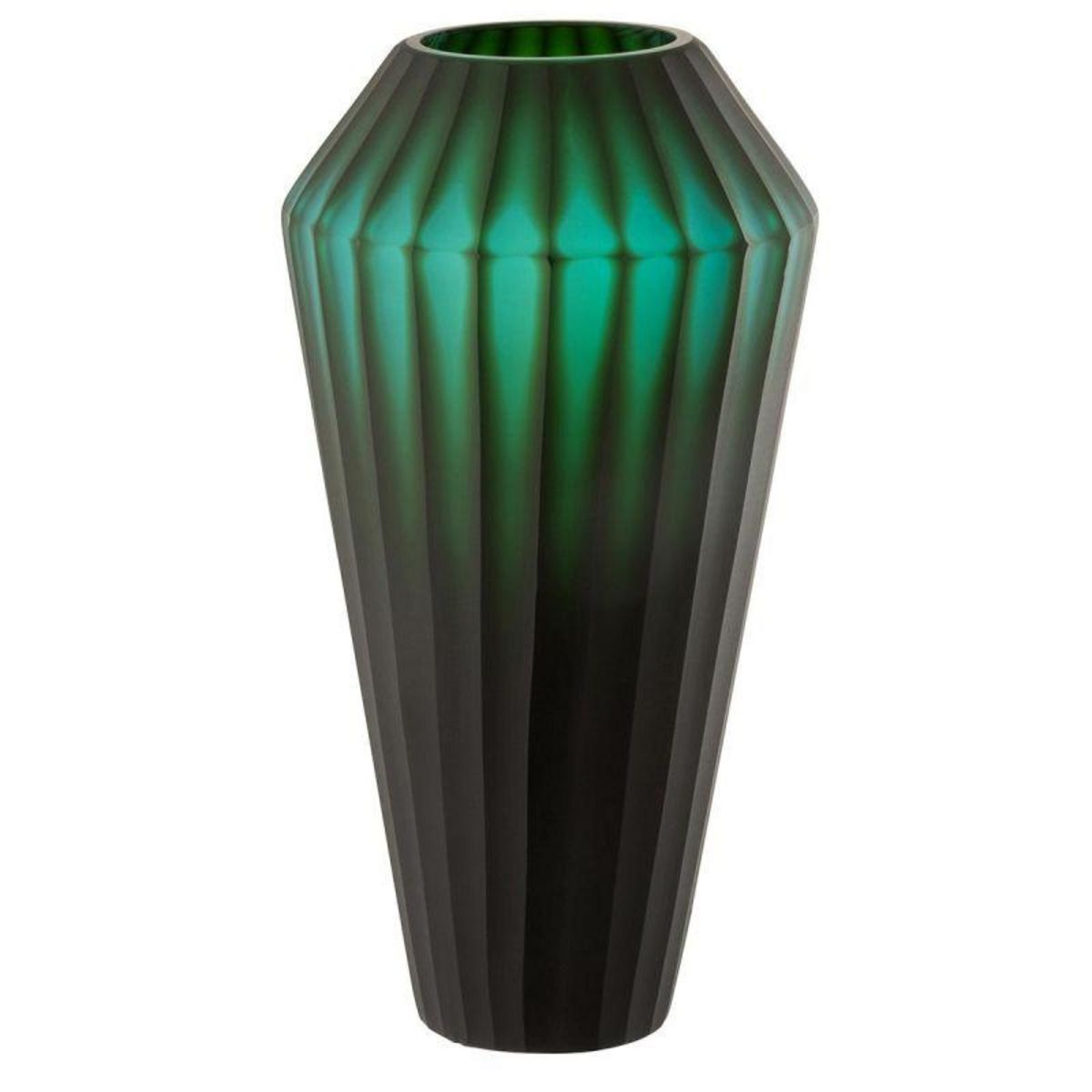 Paris Prix Vase Design en Verre  Elisa  43cm Vert
