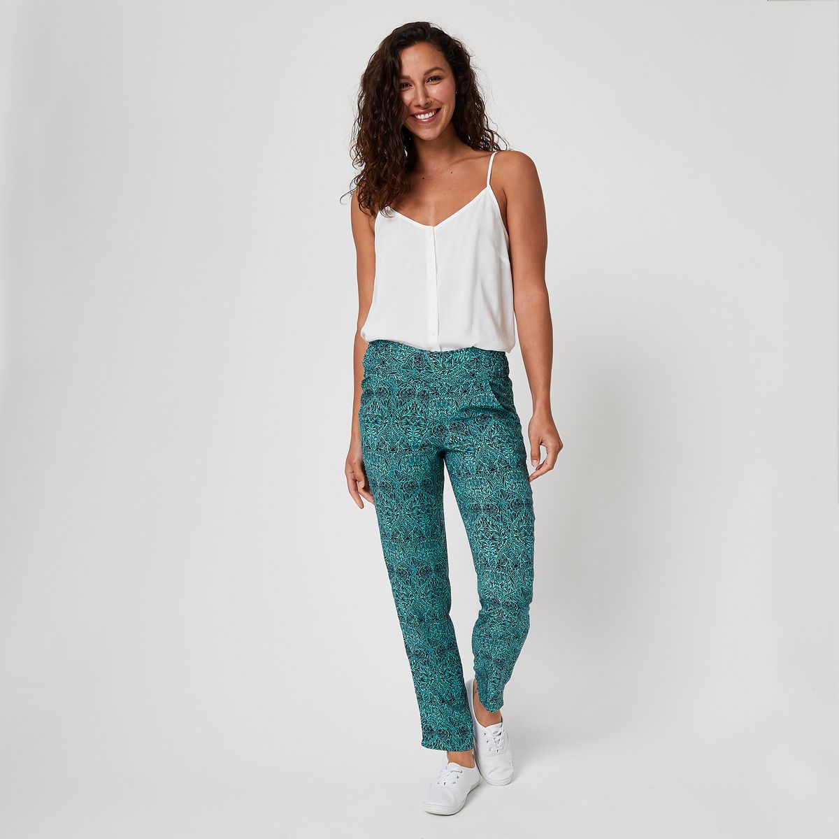 Pantalon fluide été femme pas cher new arrivals