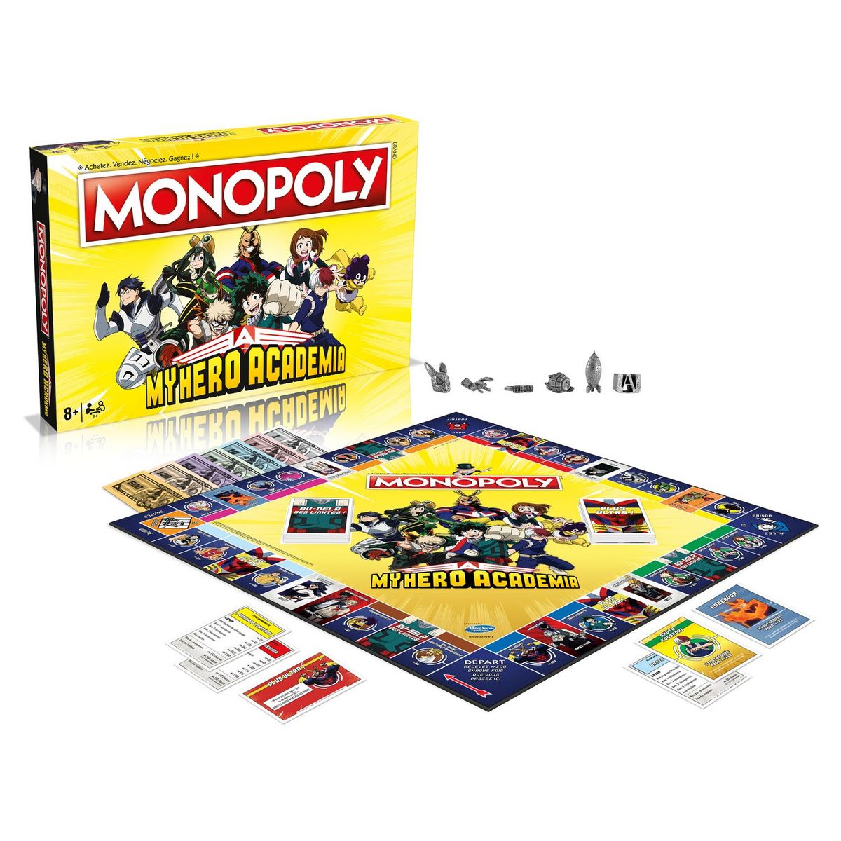  WINNING MOVES Jeu Monopoly My Hero Academia
