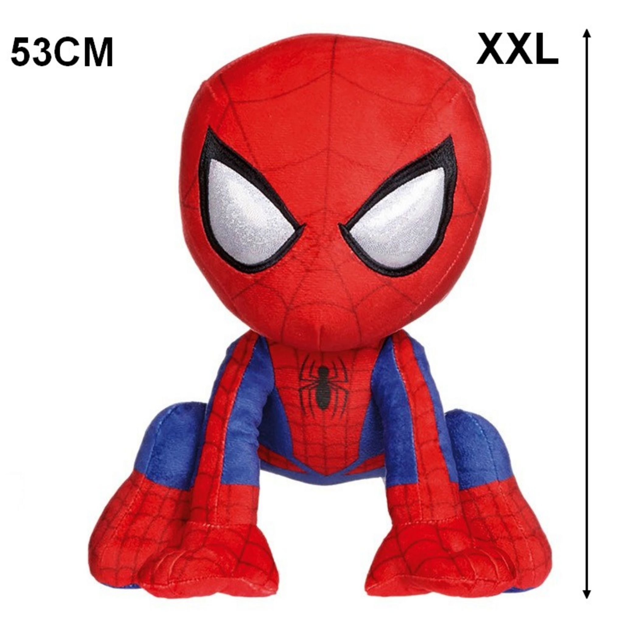 peluche spiderman marvel suspendu 28 cm