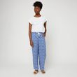 INEXTENSO Pantalon Bleu femme. Coloris disponibles : Bleu