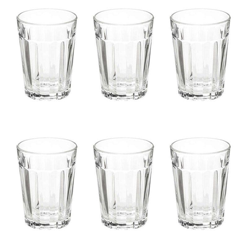 VERRE Lot De 6 Verres A Eau - Transparent - Prix pas cher