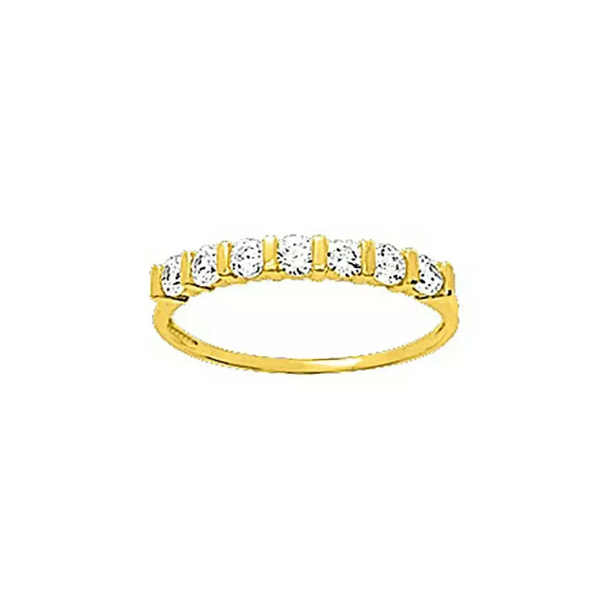 Tousmesbijoux Alliance Femme - Oxyde de zirconium - Or 18 Carats
