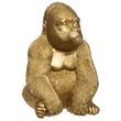 Sculpture gorille or 22 cm